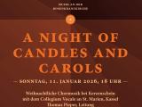  „Night of Candles and Carols“ am 11. Januar
