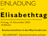 Einladung zum Elisabethtag