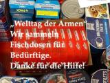 Spenden Sie bitte auch in diesem Jahr Fischdosen und Konserven! 