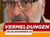 Vermeldungen 28./29. November 2025