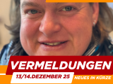 Vermeldungen 13./14. Dezember 2025