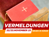 Vermeldungen 22./23. November 2025